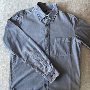UNIQLO Grey Corduroy Button Down, Size S